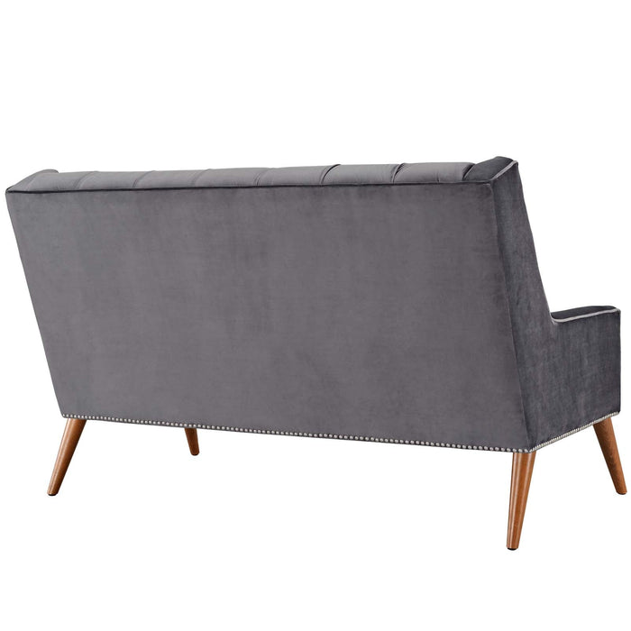 Peruse Performance Velvet Loveseat - view 7