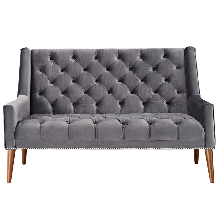 Peruse Performance Velvet Loveseat - view 8