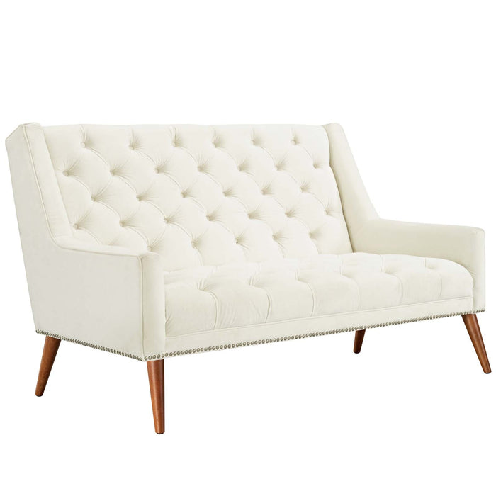 Peruse Performance Velvet Loveseat - view 10
