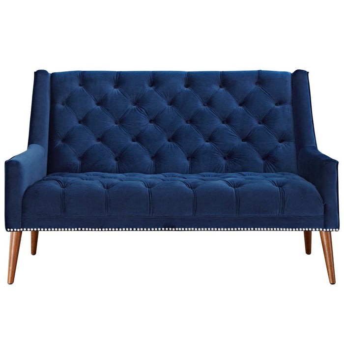 Peruse Performance Velvet Loveseat - view 16