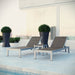 Shore 3 Piece Outdoor Patio Aluminum Set - Modway \outdoor\chaise lounges