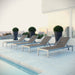 Shore Chaise Outdoor Patio Aluminum Set of 4 - Modway \outdoor\chaise lounges