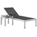 Shore 2 Piece Outdoor Patio Aluminum Set - alternate angle view