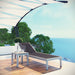 Shore 2 Piece Outdoor Patio Aluminum Set - Modway \outdoor\chaise lounges