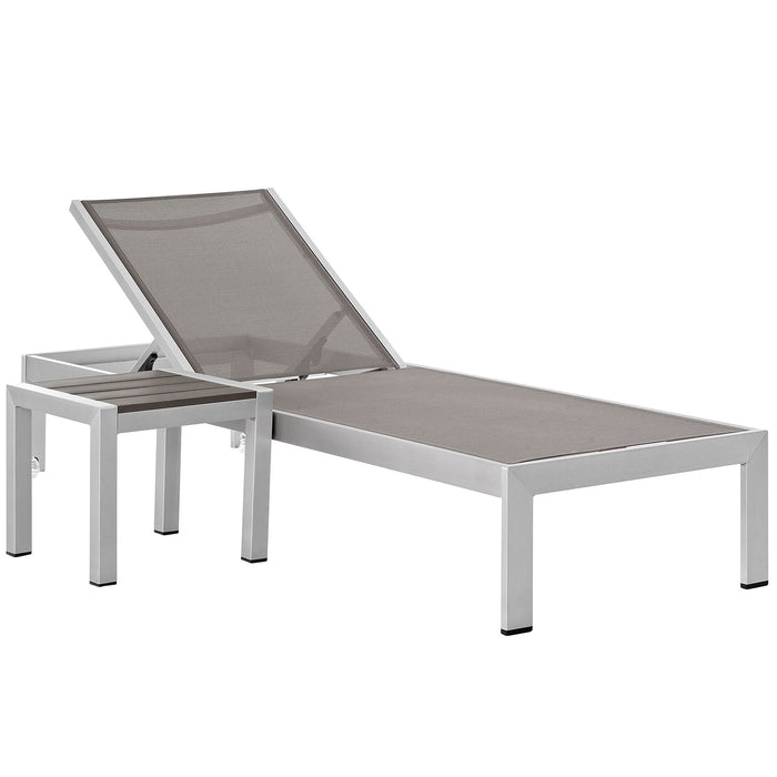 Shore 2 Piece Outdoor Patio Aluminum Set - view 8