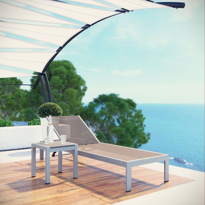 Shore 2 Piece Outdoor Patio Aluminum Set - view 7