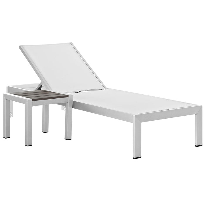 Shore 2 Piece Outdoor Patio Aluminum Set - view 13