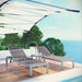 Shore 3 Piece Outdoor Patio Aluminum Set - view 8