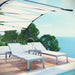 Shore 3 Piece Outdoor Patio Aluminum Set - view 15