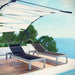 Shore Chaise Outdoor Patio Aluminum Set of 2 - Modway \outdoor\chaise lounges