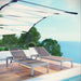 Shore Chaise Outdoor Patio Aluminum Set of 2 - view 6