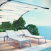 Shore Chaise Outdoor Patio Aluminum Set of 2 - view 11