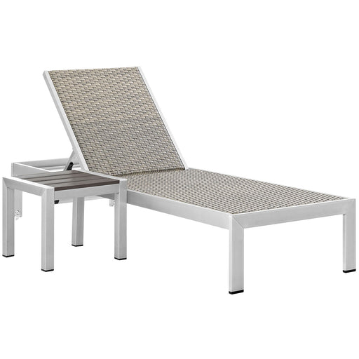Shore 2 Piece Outdoor Patio Set - alternate angle view