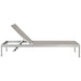 Shore Chaise Outdoor Patio Aluminum Set of 2 - in lifestyle setting