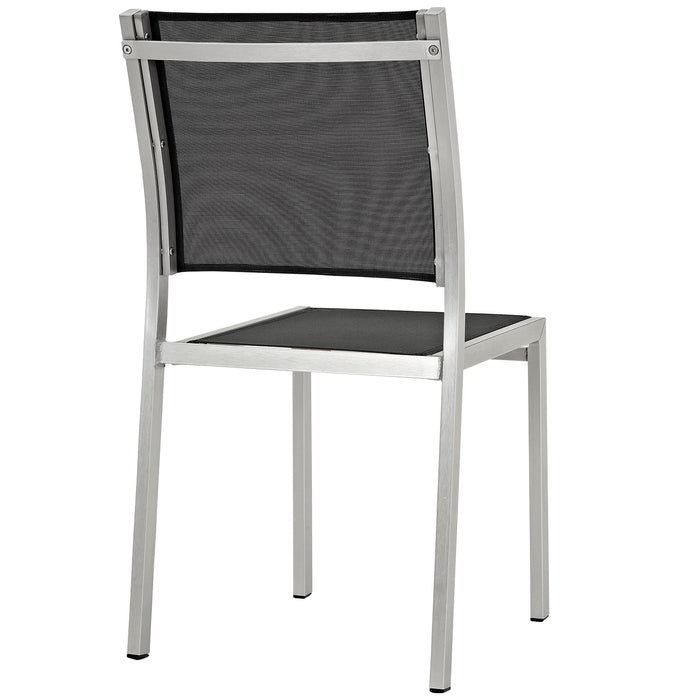 Shore 5 Piece Outdoor Patio Aluminum Dining Set - view 6