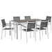 Shore 7 Piece Outdoor Patio Aluminum Dining Set - Modway \outdoor\dining sets
