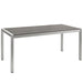 Shore 7 Piece Outdoor Patio Aluminum Dining Set - detail close-up