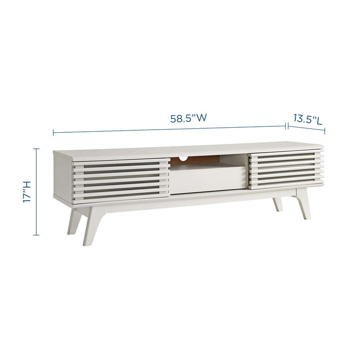 Modway Render 59” TV Stand Living Room Furniture - Installation View