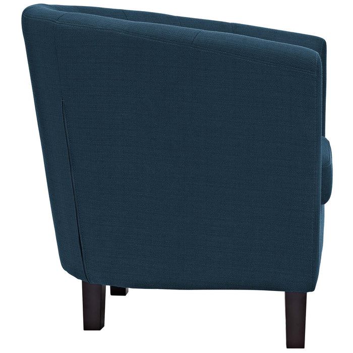 Modway Prospect Chesterfield Armchair – Luxurious Upholstered Lounge Chair with Button... Living Room Furniture - Side View