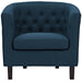 Modway Prospect Chesterfield Armchair – Luxurious Upholstered Lounge Chair with Button... Living Room Furniture - Close-Up