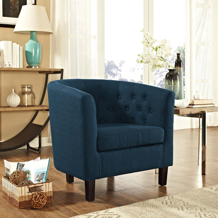 Modway Prospect Chesterfield Armchair – Luxurious Upholstered Lounge Chair with Button... Living Room Furniture - Dimensions