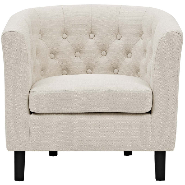 Modway Prospect Chesterfield Armchair – Luxurious Upholstered Lounge Chair with Button... Living Room Furniture - View 10