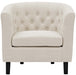 Modway Prospect Chesterfield Armchair – Luxurious Upholstered Lounge Chair with Button... Living Room Furniture - View 10