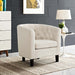 Modway Prospect Chesterfield Armchair – Luxurious Upholstered Lounge Chair with Button... Living Room Furniture - View 12