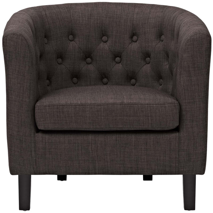 Modway Prospect Chesterfield Armchair – Luxurious Upholstered Lounge Chair with Button... Living Room Furniture - View 16