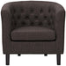 Modway Prospect Chesterfield Armchair – Luxurious Upholstered Lounge Chair with Button... Living Room Furniture - View 16