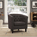 Modway Prospect Chesterfield Armchair – Luxurious Upholstered Lounge Chair with Button... Living Room Furniture - View 18