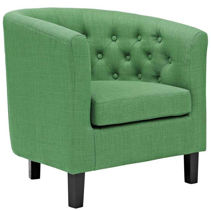 Modway Prospect Chesterfield Armchair – Luxurious Upholstered Lounge Chair with Button... Living Room Furniture - View 19