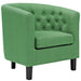 Modway Prospect Chesterfield Armchair – Luxurious Upholstered Lounge Chair with Button... Living Room Furniture - View 19