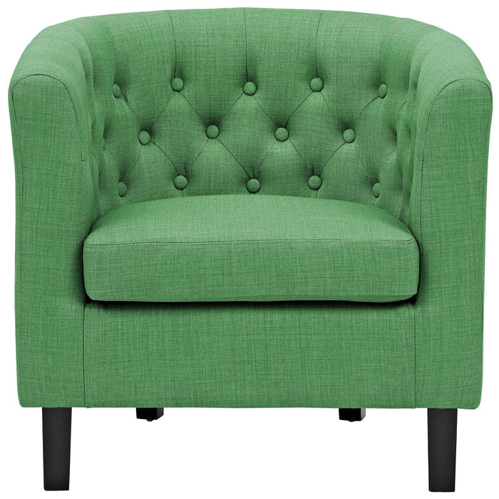 Modway Prospect Chesterfield Armchair – Luxurious Upholstered Lounge Chair with Button... Living Room Furniture - View 22