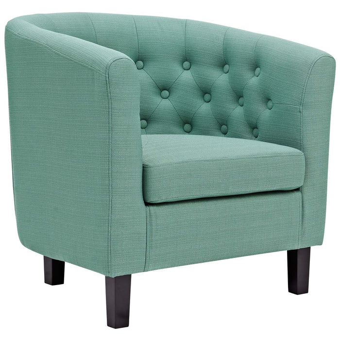 Modway Prospect Chesterfield Armchair – Luxurious Upholstered Lounge Chair with Button... Living Room Furniture - View 31