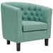 Modway Prospect Chesterfield Armchair – Luxurious Upholstered Lounge Chair with Button... Living Room Furniture - View 31