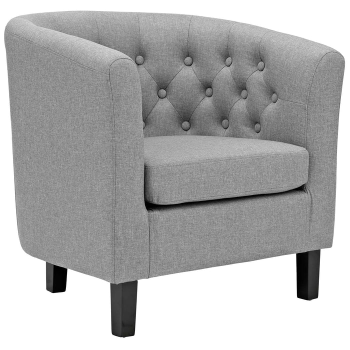 Modway Prospect Chesterfield Armchair – Luxurious Upholstered Lounge Chair with Button... Living Room Furniture - View 60