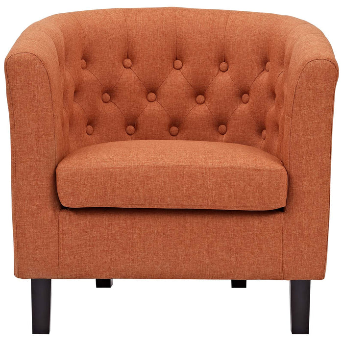 Modway Prospect Chesterfield Armchair – Luxurious Upholstered Lounge Chair with Button... Living Room Furniture - View 45