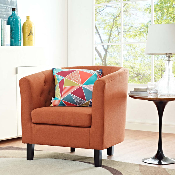 Modway Prospect Chesterfield Armchair – Luxurious Upholstered Lounge Chair with Button... Living Room Furniture - View 47