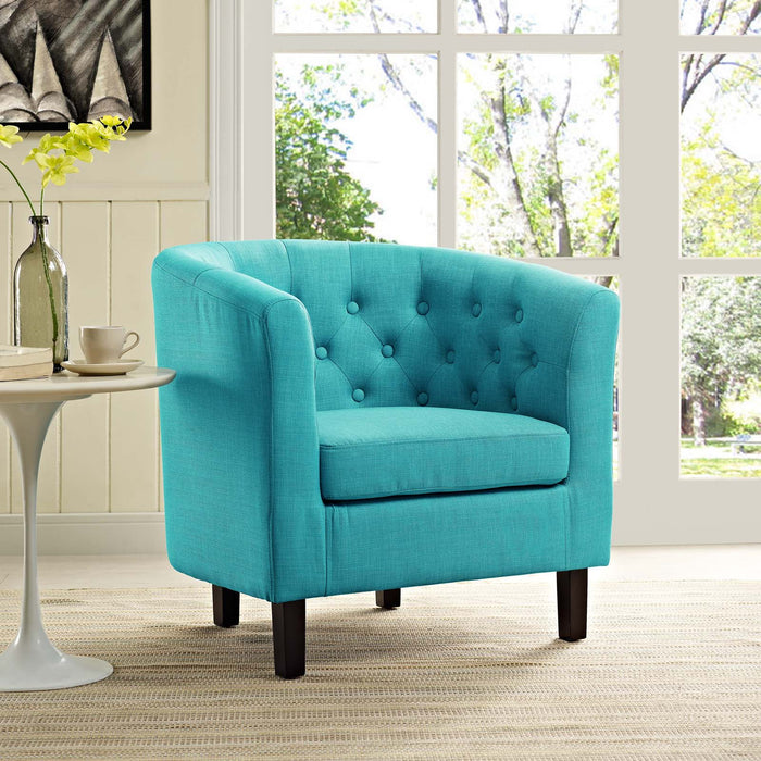 Modway Prospect Chesterfield Armchair – Luxurious Upholstered Lounge Chair with Button... Living Room Furniture - View 53