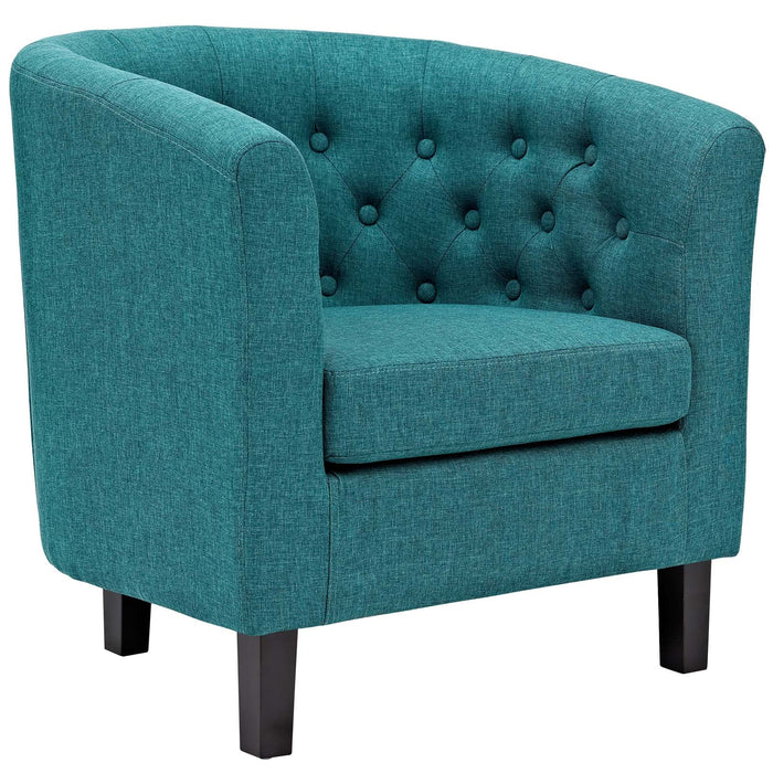 Modway Prospect Chesterfield Armchair – Luxurious Upholstered Lounge Chair with Button... Living Room Furniture - View 54