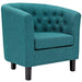 Modway Prospect Chesterfield Armchair – Luxurious Upholstered Lounge Chair with Button... Living Room Furniture - View 54