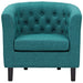 Modway Prospect Chesterfield Armchair – Luxurious Upholstered Lounge Chair with Button... Living Room Furniture - View 57