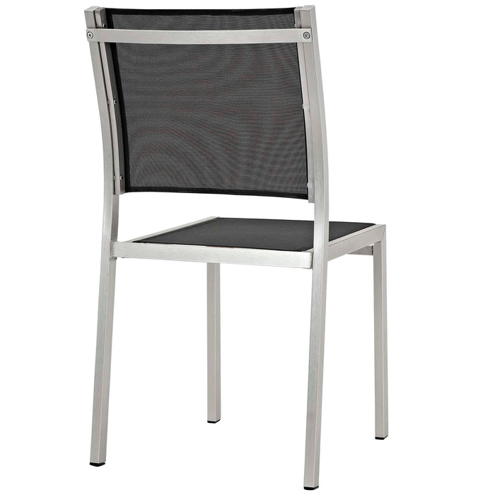 Modway Shore 9 Piece Outdoor Patio Aluminum Dining Set - Lifestyle View