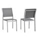 Shore Side Chair Outdoor Patio Aluminum Set of 2 - view 6