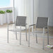 Shore Dining Chair Outdoor Patio Aluminum Set of 2 - view 5