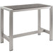 Shore 7 Piece Outdoor Patio Aluminum Dining Set - view 5