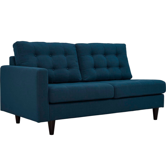 Empress Left-Facing Upholstered Fabric Loveseat - Modway \living\sectionals