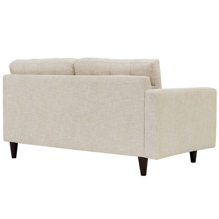 Empress Left-Facing Upholstered Fabric Loveseat - view 6