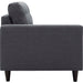 Empress Left-Facing Upholstered Fabric Loveseat - view 8